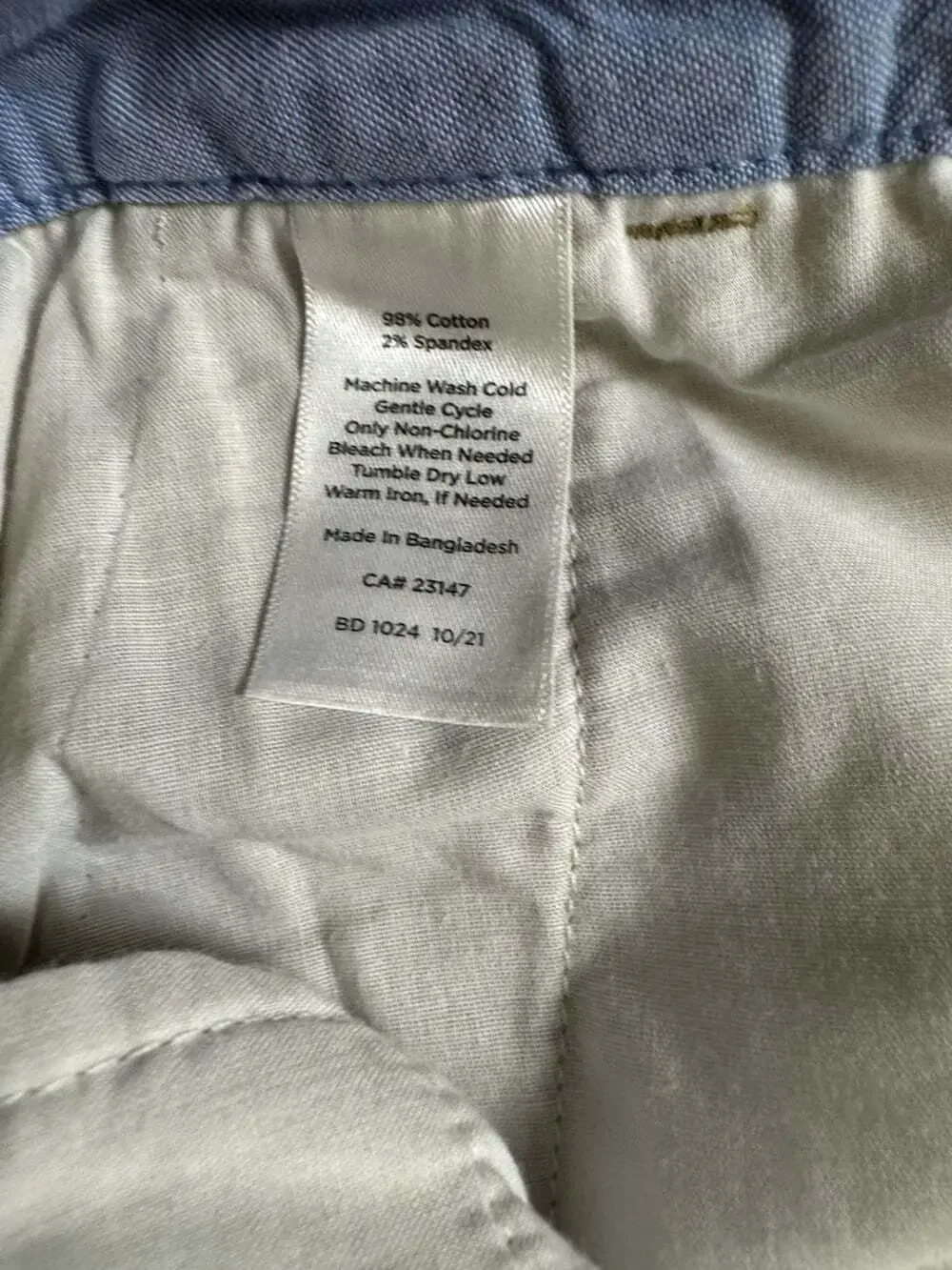 Talbots The Weekend Chino Pants Women’s Size 14 Khaki Straight Stretch Casual